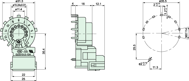 2Y-9P104